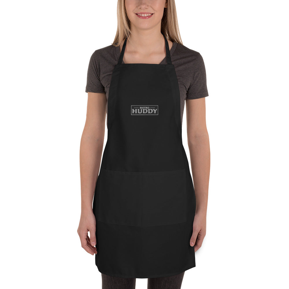 Bistro Huddy Embroidered Apron